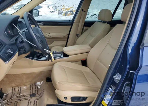 2013 BMW X3 xDrive28I z USA, uszkodzony, nr VIN 5UXWX9C56D0A28202